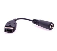 Deal4GO 3.5mm Headphone Jack Adapter Earphone Mod 8cm Cable Cord for Gameboy Advance SP GBA SP Black