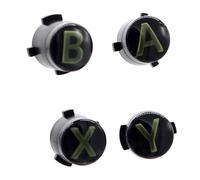 Deal4GO ABXY Button Set Replacement for Xbox One S & X & Elite Controller Button Mod Halo 5 [Sliver]