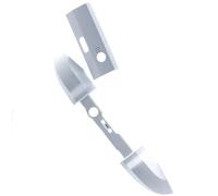 Deal4GO RB LB Bumper Shoulder Trigger Buttons w/ Top Middle Bracket Replacement for Xbox Series S & Xbox Series X Controller (White)