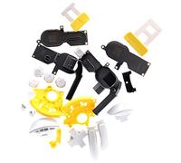 Deal4GO Replacement Full Buttons Set with ABXY L R ZR ZL Triggers D-pad Home Speaker Bracket for Nintendo Switch Lite (Yellow)