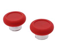 Deal4GO Short Thumbsticks Concave Magnetic Analog Small Standard Joysticks Replacement for Xbox One Elite 2 Controller 2-Pack - Red