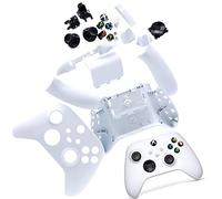 Deal4GO White Full Shell Housing kit w/Buttons Thumbstick Replacement for Xbox Series S Xbox Series X M1140515 W 0