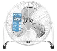 Dealberry High Velocity Floor Fan | 3 Speed 20 Inches Cooling Cold Air Circulation | Adjustable Tilting Electric Industrial Portable Standing Cooling Fan | For Home Gym Office Garage Outdoor Indoor