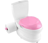 Dealberry Kids Potty Training Toilet Seat With Flush Sound & Light Portable Easy Clean Removable Pot & Seat
