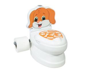 Dealberry Kids Potty Training Toilet Seat With Flush Sound & Light Portable Easy Clean Removable Pot & Seat