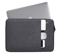 dealcase 17-17.3 Inch Laptop Sleeve Case, Water-Resistant, Canvas, Unisex, Dark Gray, Modern, Portable, Laptop Transportation and Protection