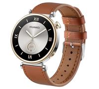 DEALELE Strap Compatible with Huawei Watch GT5 Pro 42mm / GT5 41mm / GT4 41mm / Garmin Venu 3S / Forerunner 265S / 255S / Fossil Women's Gen 6, 18mm Echtleder Bedruckt Replacement Bands, Leopard