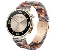 DEALELE Strap Compatible with Huawei Watch GT5 Pro 42mm / GT5 41mm / GT4 41mm / Garmin Venu 3S / Forerunner 265S / Fossil Women's Gen 6, 18mm Colorful Resin Replacement Bands for Women