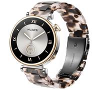 DEALELE Strap Compatible with Huawei Watch GT5 Pro 42mm / GT5 41mm / GT4 41mm / Garmin Venu 3S / Forerunner 265S / Fossil Women's Gen 6, 18mm Colorful Resin Replacement Bands for Women
