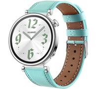 DEALELE Strap Compatible with Huawei Watch GT5 Pro 42mm / GT5 41mm / GT4 41mm / Garmin Venu 3S / Forerunner 265S / 255S / Fossil Women's Gen 6, 18mm Echtleder Bedruckt Replacement Bands, Black rose