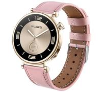 DEALELE Strap Compatible with Huawei Watch GT5 Pro 42mm / GT5 41mm / GT4 41mm / Garmin Venu 3S / Forerunner 265S / 255S / Fossil Women's Gen 6, 18mm Echtleder Bedruckt Replacement Bands, Black green