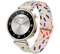 DEALELE Strap Compatible with Huawei Watch GT5 Pro 42mm / GT5 41mm / GT4 41mm / Garmin Venu 3S / Forerunner 265S / Fossil Women's Gen 6, 18mm Colorful Elastic Nylon Loop Bands for Women, Starlight