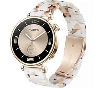 DEALELE Strap Compatible with Huawei Watch GT5 Pro 42mm / GT5 41mm / GT4 41mm / Garmin Venu 3S / Forerunner 265S / Fossil Women's Gen 6, 18mm Colorful Resin Replacement Bands for Women