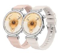DEALELE Strap Compatible with Huawei Watch GT6 / GT5 / GT4 41mm / GT5 Pro 42mm / Garmin Venu 3S / Forerunner 265S / Fossil Women's Gen 6, 18mm Soft Wave Silicone Sport Replacement Bands for Women