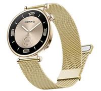 DEALELE Strap Compatible with Huawei Watch GT6 / GT5 / GT4 41mm / GT5 Pro 42mm / Garmin Venu 3S / Fossil Women's Gen 6, 18mm Stainless steel Metal Milanese Magnetic Mesh Bands for Women