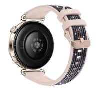 DEALELE Strap Compatible with Huawei Watch GT6 / GT5 / GT4 41mm / GT5 Pro 42mm / Garmin Venu 4 /3S 41mm / Fossil Women's Gen 6 / 5E 42mm, Shiny Glitter Silicone Replacement Strap for Women, Black