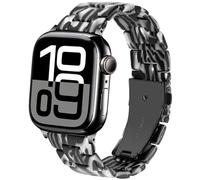 DEALELE Strap Compatible with iwatch 38mm 40mm 41mm, Colorful Resin Replacement Bands for Apple Watch Series 8 / 7 / SE / 6 / 5 / 4 / 3 Women Men, Zebra