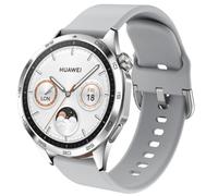 DEALELE Strap Compatible with Samsung Galaxy Watch 46mm / Galaxy 3 45mm, 22mm Soft Silicone Bands for Huawei Watch GT6 / GT5 / 4/4 Pro / 3/3 Pro / GT4 / GT3 / GT2 46mm Women Men (Grey)