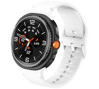 DEALELE Strap Compatible with Samsung Galaxy Watch 8 40mm / 44mm / 8 Classic 46mm, Soft Breathable Sport Silicone Replacement Bands for Women Men, M/L, White