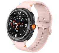 DEALELE Strap Compatible with Samsung Galaxy Watch 8 40mm / 44mm / 8 Classic 46mm, Soft Breathable Sport Silicone Replacement Bands for Women Men, M/L, Pink