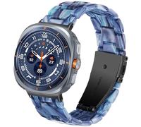 DEALELE Strap Compatible with Samsung Galaxy Watch Ultra 47mm (2025/2024), Colorful Resin Replacement Bands for Samsung Galaxy Watch Ultra 2 / Ultra 47mm Women Men, Dawn blue