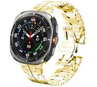 DEALELE Strap Compatible with Samsung Galaxy Watch Ultra 47mm (2025/2024), Thin Mechanical-style Iron Man Stainless Steel Metal Bands for Galaxy Watch Ultra 2 / Ultra 47mm Women Men