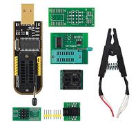 Dealikee SOIC8 SOP8 Test Clip EEPROM Flash BIOS USB +1.8V Adapter + Soic8 Adapter Programmer Module Kit Set for EEPROM 93CXX / 25CXX / 24CXX + CH341A 24 25 Series