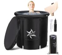 DEALNASTAR Ice Bath,Cold Tub Ice Bath,88 Gal Inflatable and Portable Cold Plunge for Athletes Adults at Home Indoor and Outdoor.
