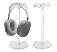 Dealpoli Acrylic Headphone Stand Headset Holder, Desktop Headphone Holder, Gaming Headset Accessories, Universal Headphone Holder for Most Music Gaming Headsets 1 Pack(DP015)