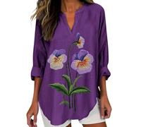 Deals for Women Women Tops And Blouses Comfy Blouse Women Elegant Vintage Crop Tops For Women Neon Tie Dye Shirt Women Tunics For Women 3/4 Sleeve Ladies Fashion Clothes Sale Clearance