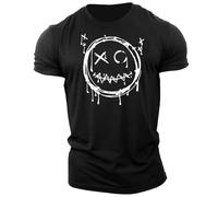 Deals Of The Day Cocila Men's Graphic Cotton Blend T Shirt Casual Short Sleeve Comfortable Outdoor Street Summer Fashion Designer Clothing Plain T Shirts Men Collared Shirts Men Uk Sale Clearance