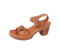 deals+of+the+day+lightning+deals Arch Support Sandals for Women's Casual Side Hollow Belt Buckle Slope Bottom Roman Shoes Summer Fashion Ladies cushion walk sandals for women Yellow 7