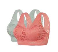 Deals of The Day Padded Sports Bras Women 1/2/3 Pack Super Comfort Support Full Coverage Seamless Bralette Wireless Sleep Yoga Workout Bra for Ladies Sports Everyday Bra Buy Again