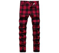 Deals Of The Day Sale Prime Cocila Casual Pants Mens High Elastic Plus Size Casual Mens Slim Casual Feet Pants Relaxed Fit Cargo Pants for Men Mens Tartan Trousers Regular Fit T Warehouse Clearance