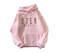 Deals of The Day Sale Prime Sweatshirts for Women UK Plus Size European And American Solid Color Loose Ladies Sweater 2023 Spring And Autumn One Black of Friday Sale 2024 (RD1, M)