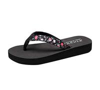 Deals of The Day Sale Womens Wedge Sandals Size 4 Ladies Navy Blue Women's 7 White Flower Flip Flops Extra Wide for Women Sparkly Sliders Small Heeled Shoes Fit Walking Rocker Sole Funky UK Flop