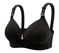 Deals of The Day Strapless Bras Bigger Bust Bra Vests for Women UK Zip Up Sports Bra Women Lingerie Sets for Women UK Maternity Feeding Bra Sport Bras for Women Amazon Outlet Clearance UK Black