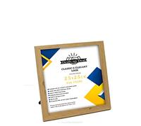 DEALS ON DEAL 25x25CM Solid Eton Premium Square Wooden Photo Picture Certificate Posters Frame Wood Wall Frames Clear plexiglass Ideal Home/Office(25x25CM (9.84" x 9.84") OAK