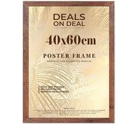 Deals on deal 40x60CM Classic Solid Eton Wooden Photo Picture Certificate Posters Frame Wood Wall Frames Clear Styrene Front Home/Office(40x60CM (15.7" x 23.6"), RUSTIC)