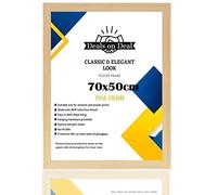 Deals on deal 70x50CM Solid Eton Premium Wooden jigsaw puzzle Photo Picture Certificate Posters Frame Wood Wall Frames Clear plexiglass Ideal Home/Office70x50CM27.6" x 19.7"PINE