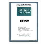 DEALS ON DEAL 85x60cm Picture Frame Solid MDF Wooden Jigsaw Puzzle Poster Frame, High-end Modern Style, Made High Definition Acrylic Front for Wall and Tabletop Photo Display [DG 85x60]