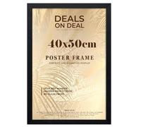 Deals on deal Classic 40 x 50cm Solid Eton Wooden Photo Picture Certificate Posters Frame Wood Wall Frames Clear Styrene Front Home/Office Decoration 40x50CM (15.7"x19.7") BLACK)
