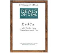 DEALS ON DEAL Durable Rustic 32X45cm Photo Picture Frames Poster Frames Artwork Displays & Decor HD clear Acrylic Front for homes, office, galleries, or exhibitions