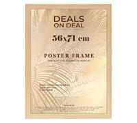 DEALS ON DEAL® Large Pine Poster Frame 56x71 cm Picture Frame Jigsaw Puzzle | Mdf Wooden 71 x 56 cm | Solid Mdf Hd Clear Front | Vertical or Horizontal