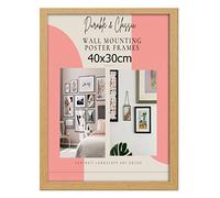 Deals on deal Modern 40x30 cm Picture Frame Photo Frame Wall Art Poster Frames With Clear Perspex Safety Glass to Hang Portrait or Landscape (40x30CM (15.7" x 11.8"), OAK)