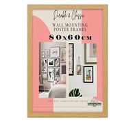 Deals on deal Modern 80x60 Cm Picture Frame Photo Frame Wall Art Poster Frames With Clear Perspex Safety Glass to Hang Portrait or Landscape (80X60CM, OAK)
