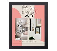 Deals on deal Modern A3 jigsaw puzzle Picture Frame Photo Frame Wall Art Poster Frames With Clear Perspex Safety Glass to Hang Portrait or Landscape (A3 (29.7 x 41.9cm), BLACK)