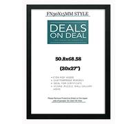 DEALS ON DEAL Modern style 20x27 Picture Frame | Poster frame Jigsaw Puzzle (50.8x68.58 cm) MDF Acrylic, Wood frame Plexiglass | for Weddings Anniversary Memories Movie Artwork Posters Paintings