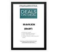 DEALS ON DEAL Modern style 20x30 Picture Frame | Poster frame Jigsaw Puzzle (50.8x76.2 cm) MDF Acrylic, Wood frame Plexiglass | for Weddings Anniversary Memories Movie Artwork Posters Paintings
