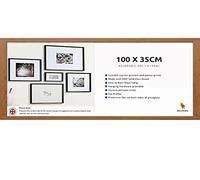 DEALS ON DEAL Panoramic Picture Frame 100cm x 35cm Picture Frames Photo Frames Poster Frame Portrait & Landscape Poster, Photo, Art or Print Frame Ideal for Home or Office Decor (Walnut)
